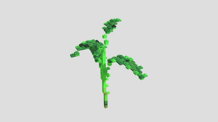 Lego Plant 3D Model
