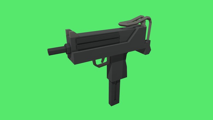 MAC-10 LOWPOLY 3D Model