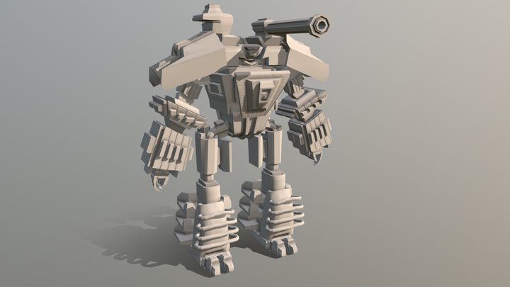 Warhammer Robot 3D Model