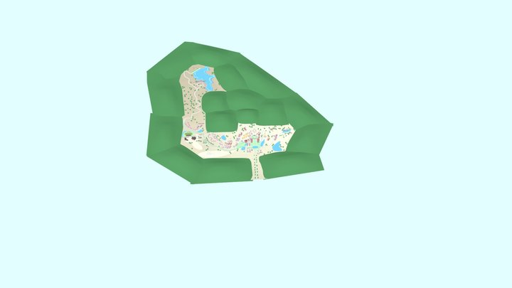 Mae Fah Luang University Map (MFU Map) 3D Model