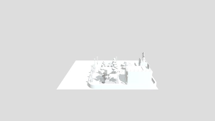 isometric city 3D Model