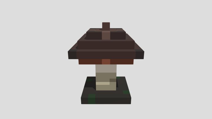 Nordic Mushroom - Voxel 32x32 – Modèle 3D gratuit STL