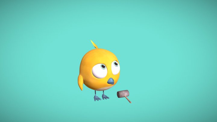 Pirds! Birdy 3D Model