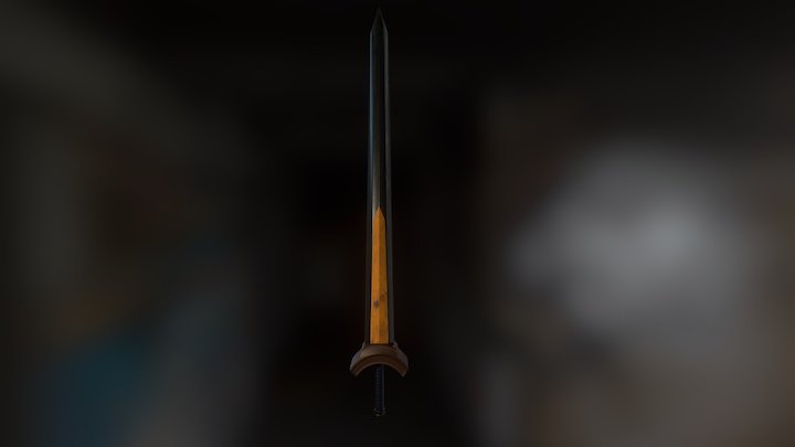 Zack Fair's Sword 3D Model