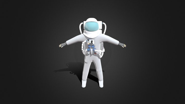 Astronaut Stylized Free 3D Model