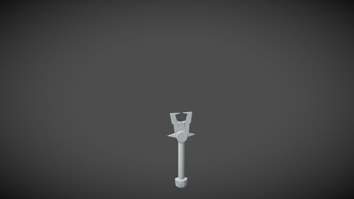 Crucible Sword From Doom With Opening Animation 3D Model