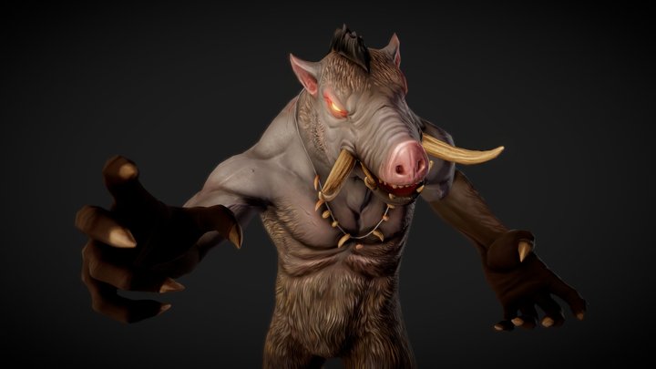 Wereboar - Shardhunters 3D Model