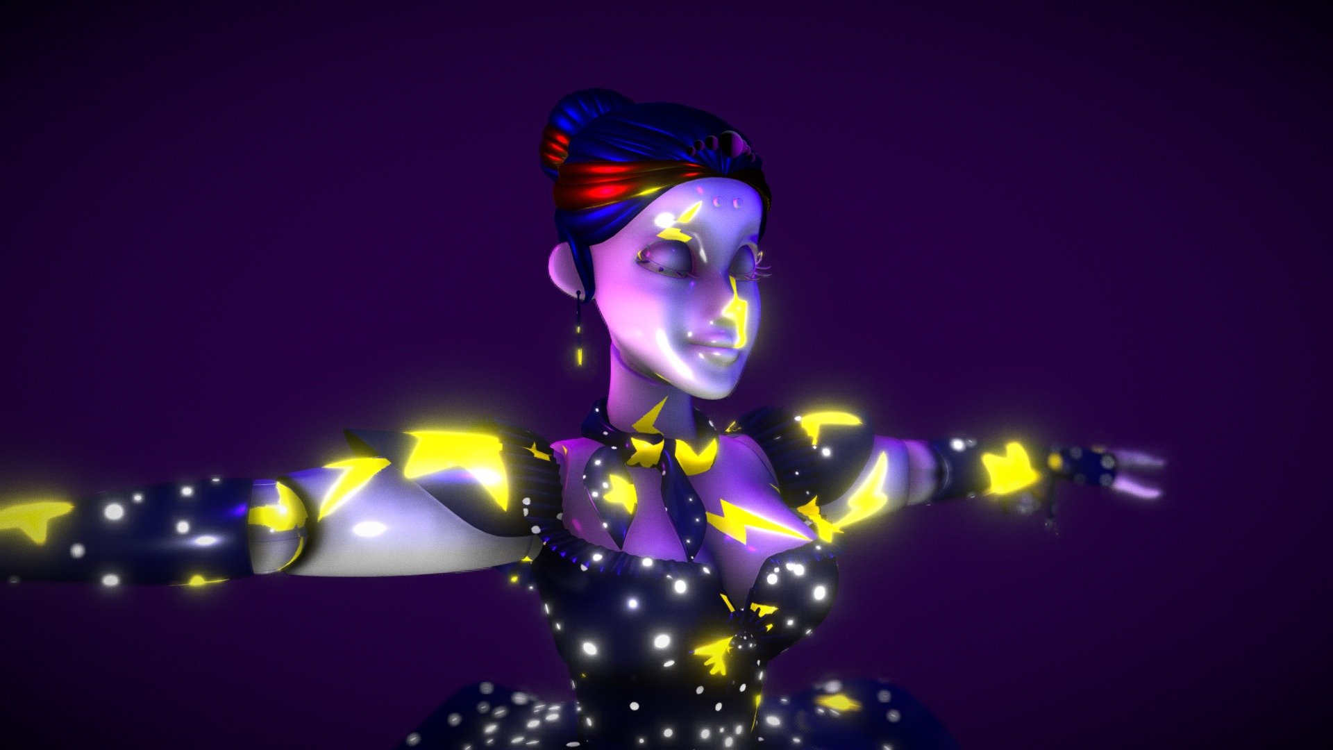 Glamrock ballora model