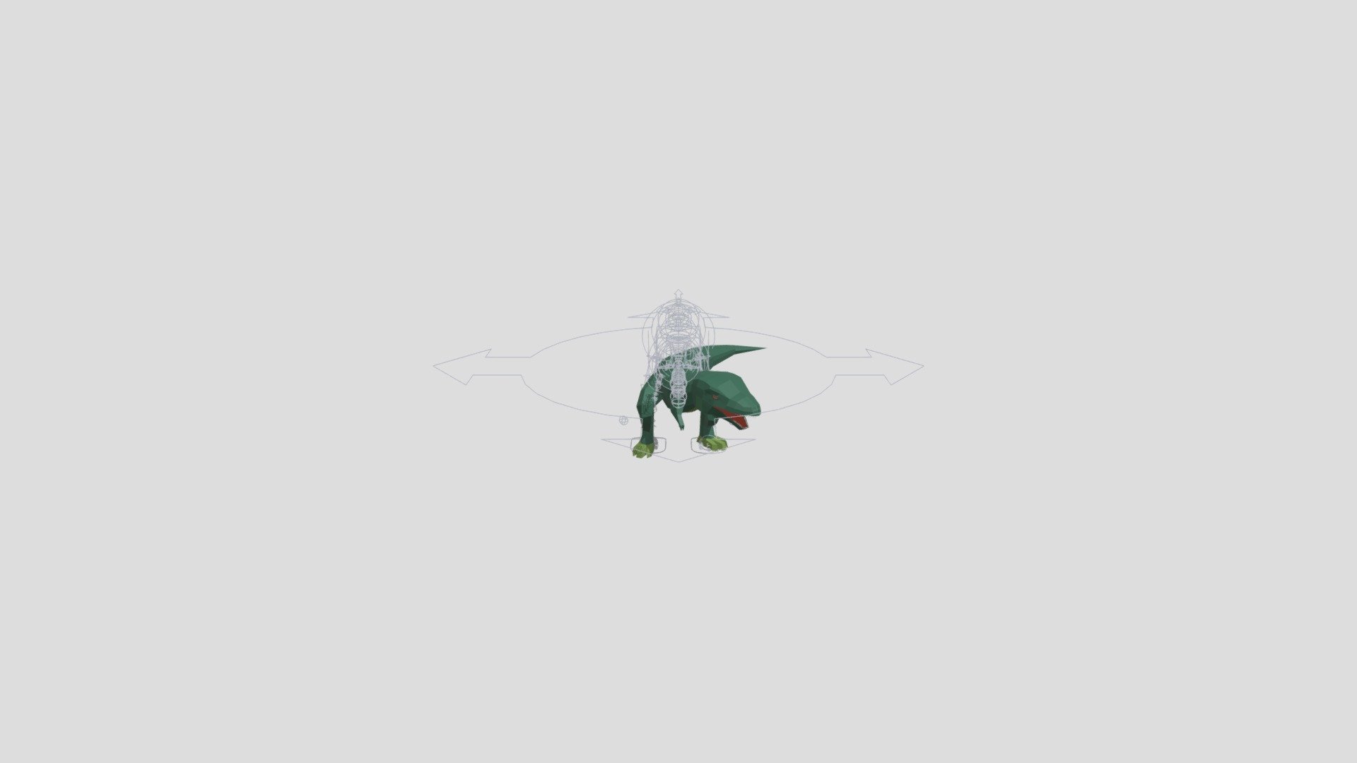 T-Rex Low Poly Rigged