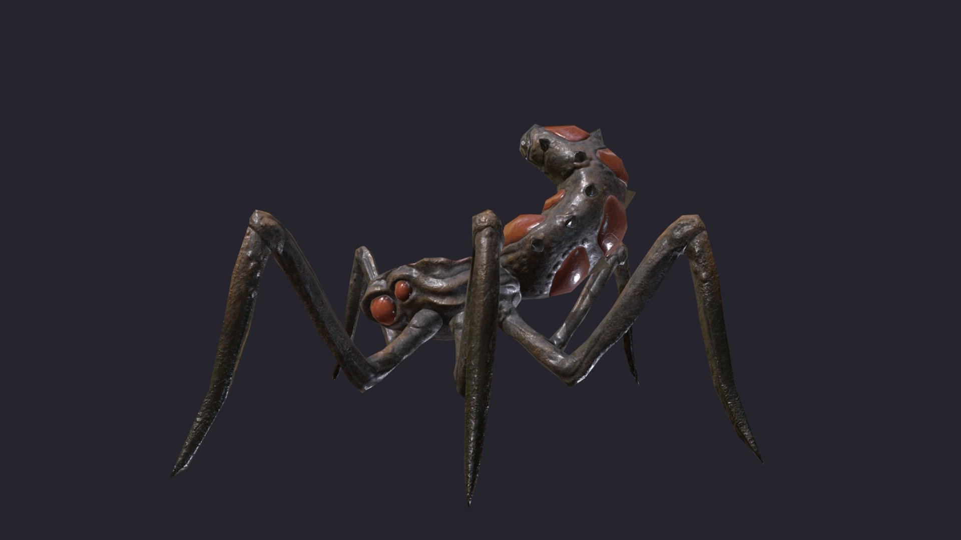 Alien Spider - 3D model by Olga (@kostochka) [74e84db] - Sketchfab