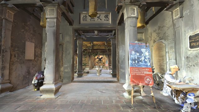 Ha Noi Ancient -  Kim Ngan Pagoda 42 Hang Bac 3D Model
