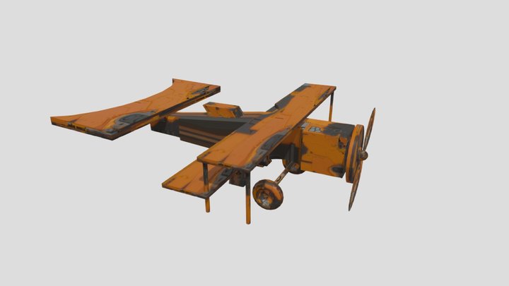 Avião Diferenciado 3D Model