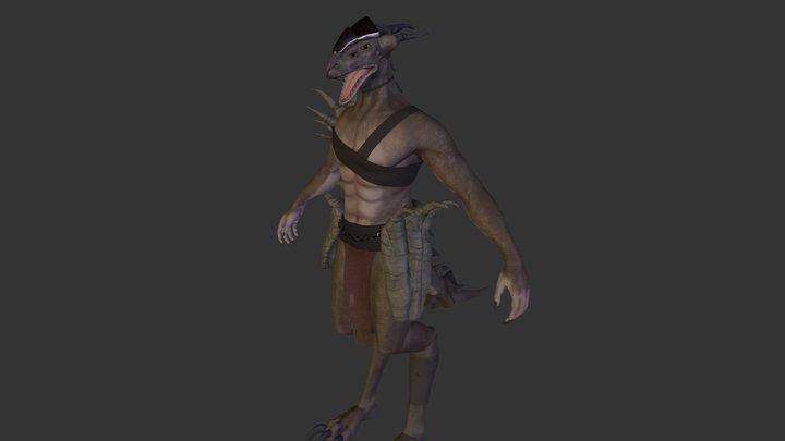 Lizardman 3D Model