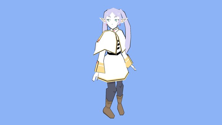 Frieren Lowpoly (Sousou no Frieren) 3D Model