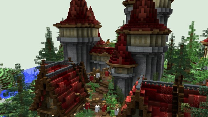 Nature | Survival Spawn | 190x180 3D Model