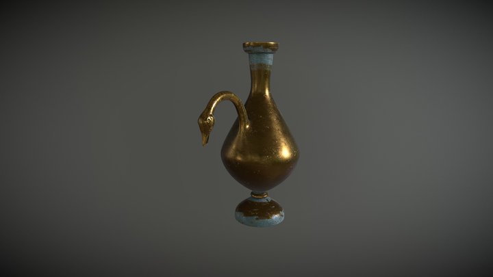 Roman Vase 3D Model