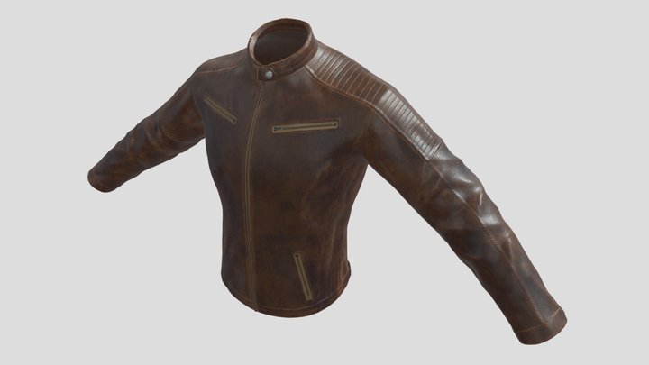 Leather Jacket 3D Model
