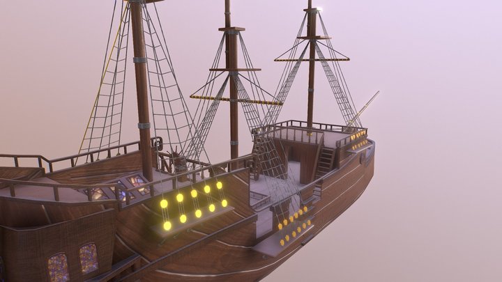 Corsair Ship 3D Model