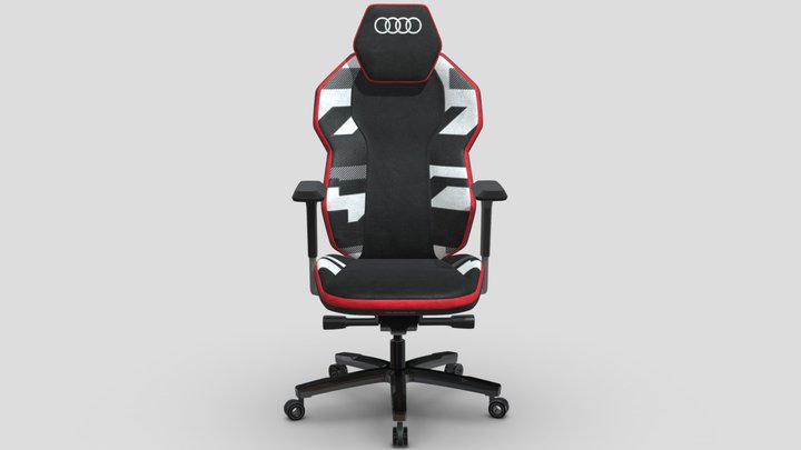QUERSUS ergonomic chair ICOS.2 Audi 3D Model
