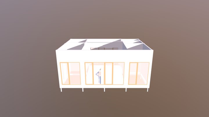 дом 3570 баня купель (сохранение 3) 3D Model
