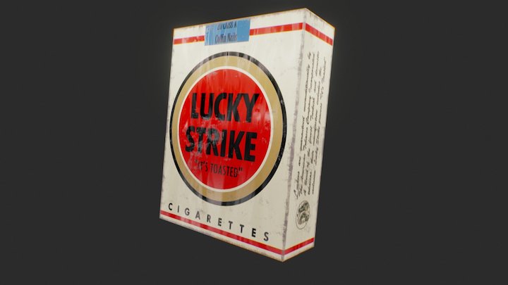 Pack Of Smokes 3D Model