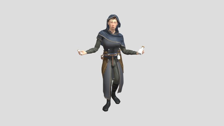 Reposed Alchemist 3D Model