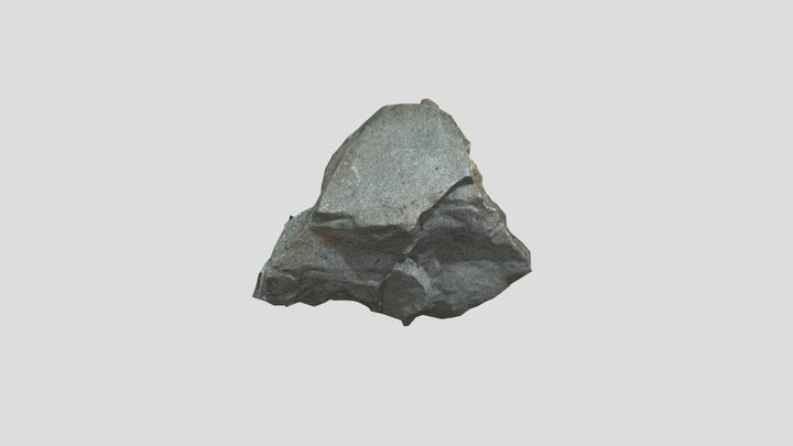 Small Rock 01 Low Poly 3D Model