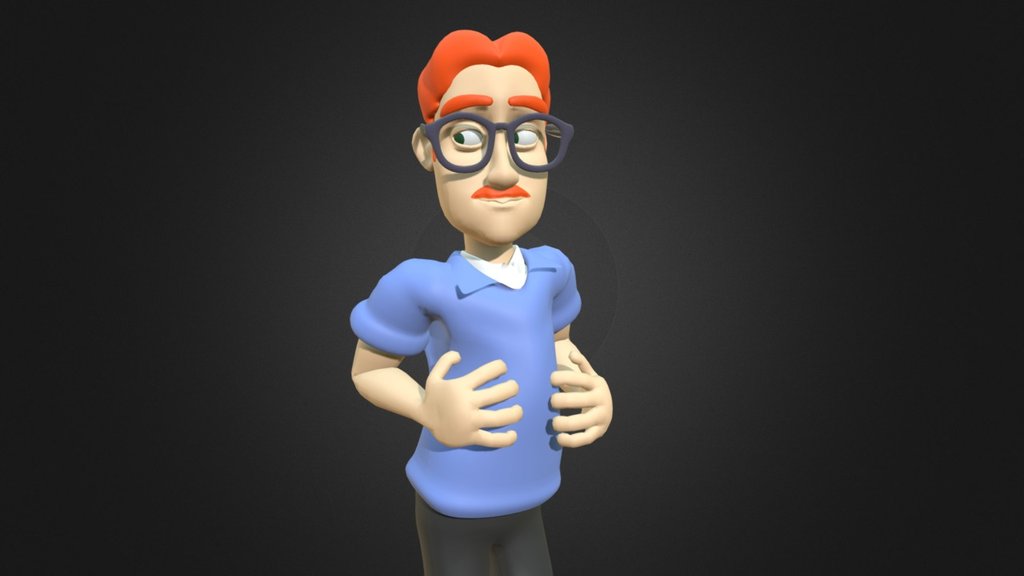 Worker Man Glasses