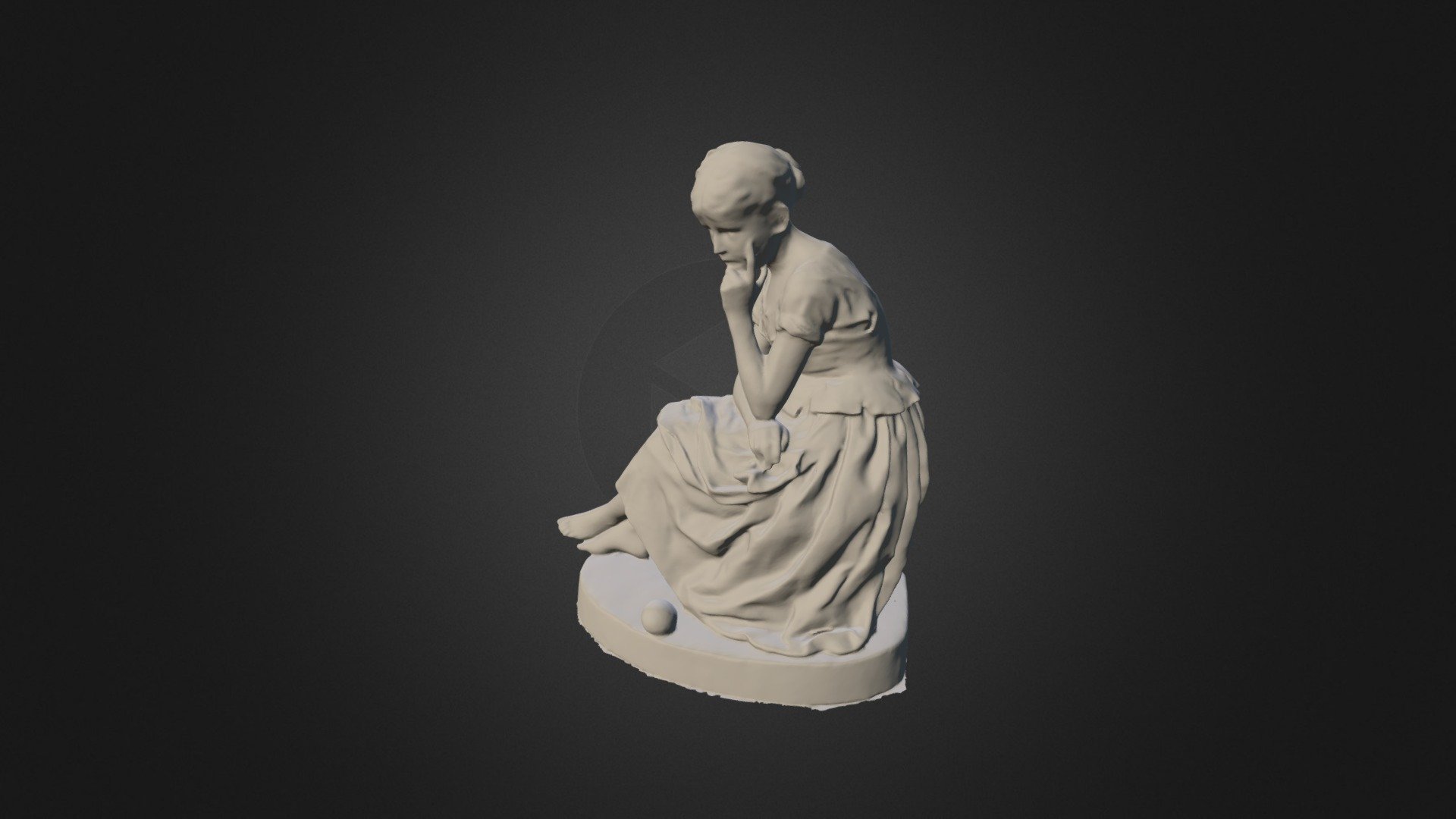 Girl-sculpture