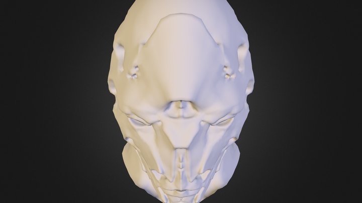 Head Mouth Closed 3D Model
