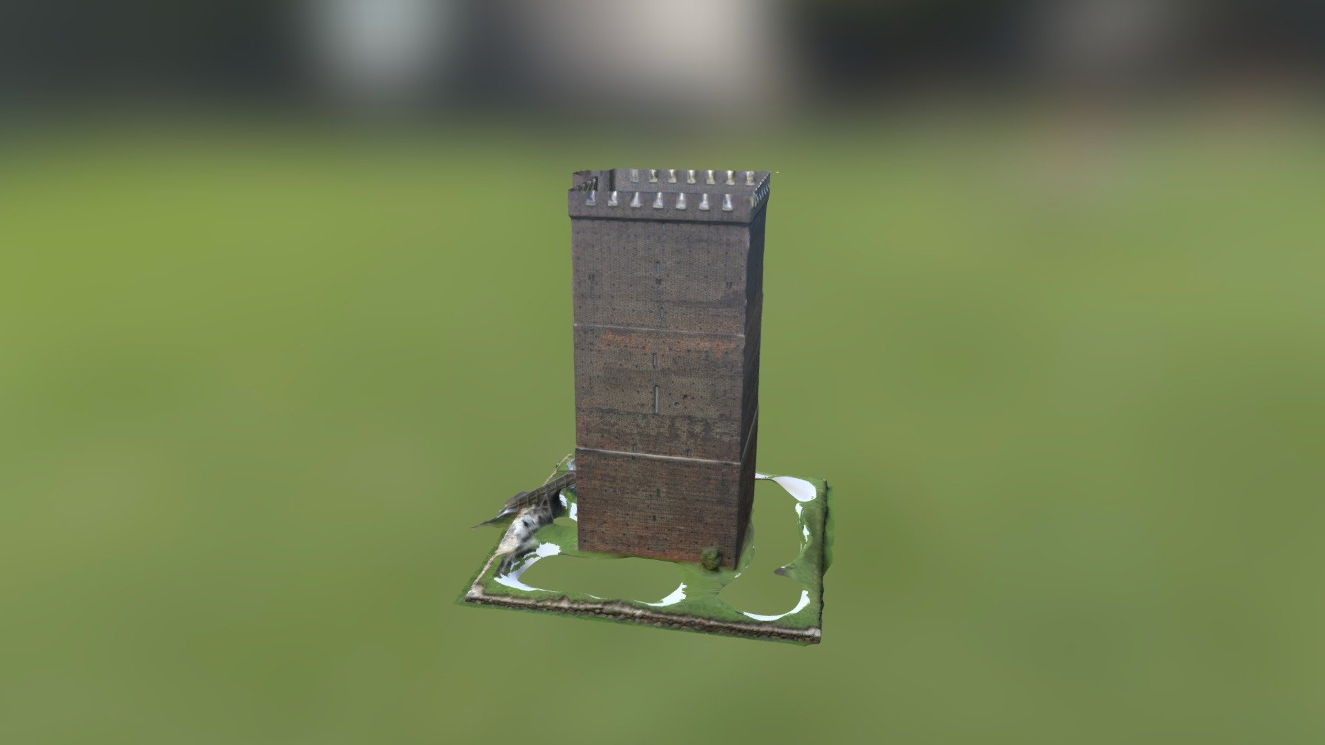 Tower castle