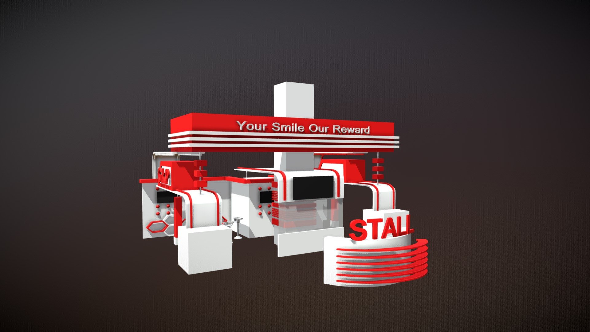 Stall Design (High Poly)