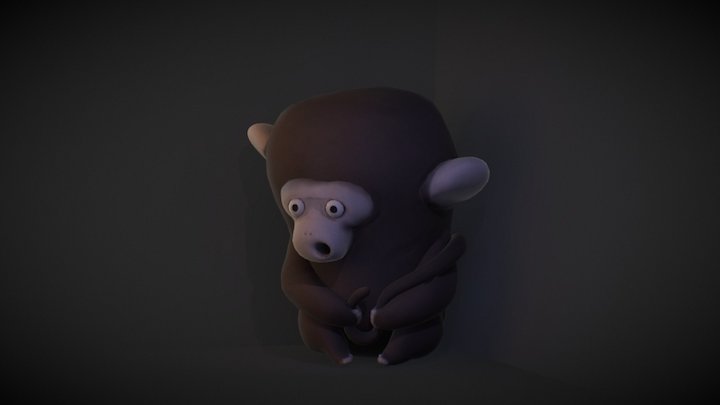 Monkey 3D Model
