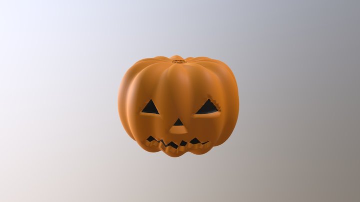 Halloween Pumpkin 3D Model