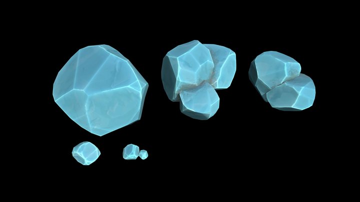 Stone_Underwater_Asset 3D Model