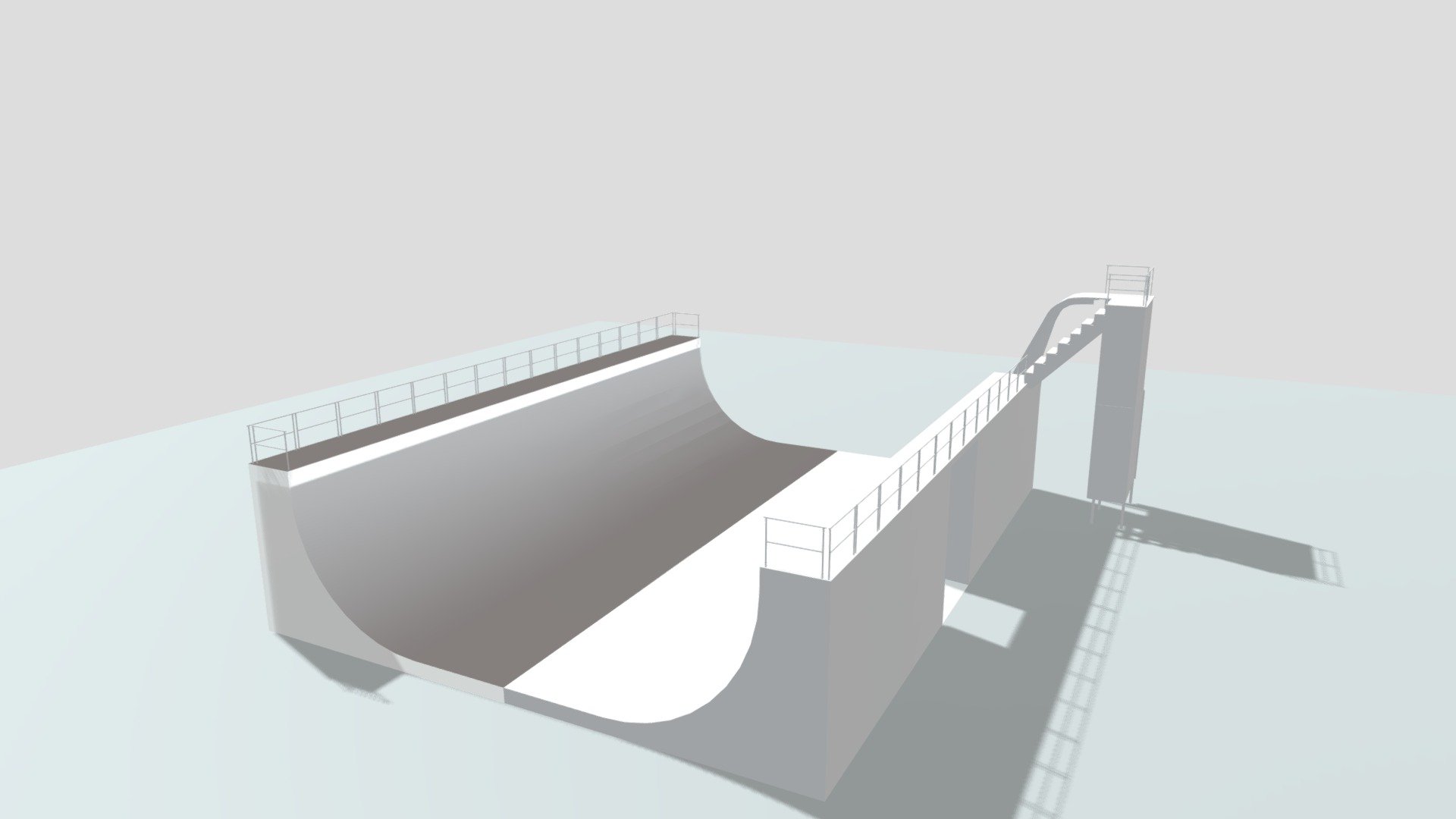 Aminah A halfpipe ramp