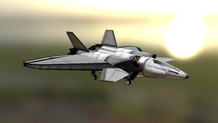 SHA SSTO - Hawkling Series - FreeFlea 3D Model