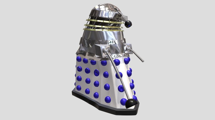 Damaged Dalek 3D Model