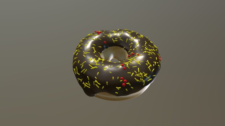 Blender Donut 3D Model
