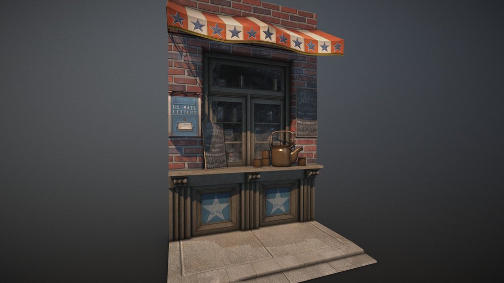 1920s American Cafe Diorama