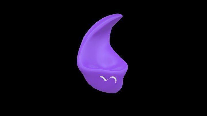 Hearology Sleep Plug - Purple 3D Model