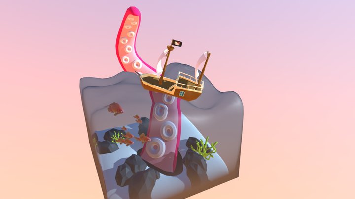 Pirate Ship 3D Model