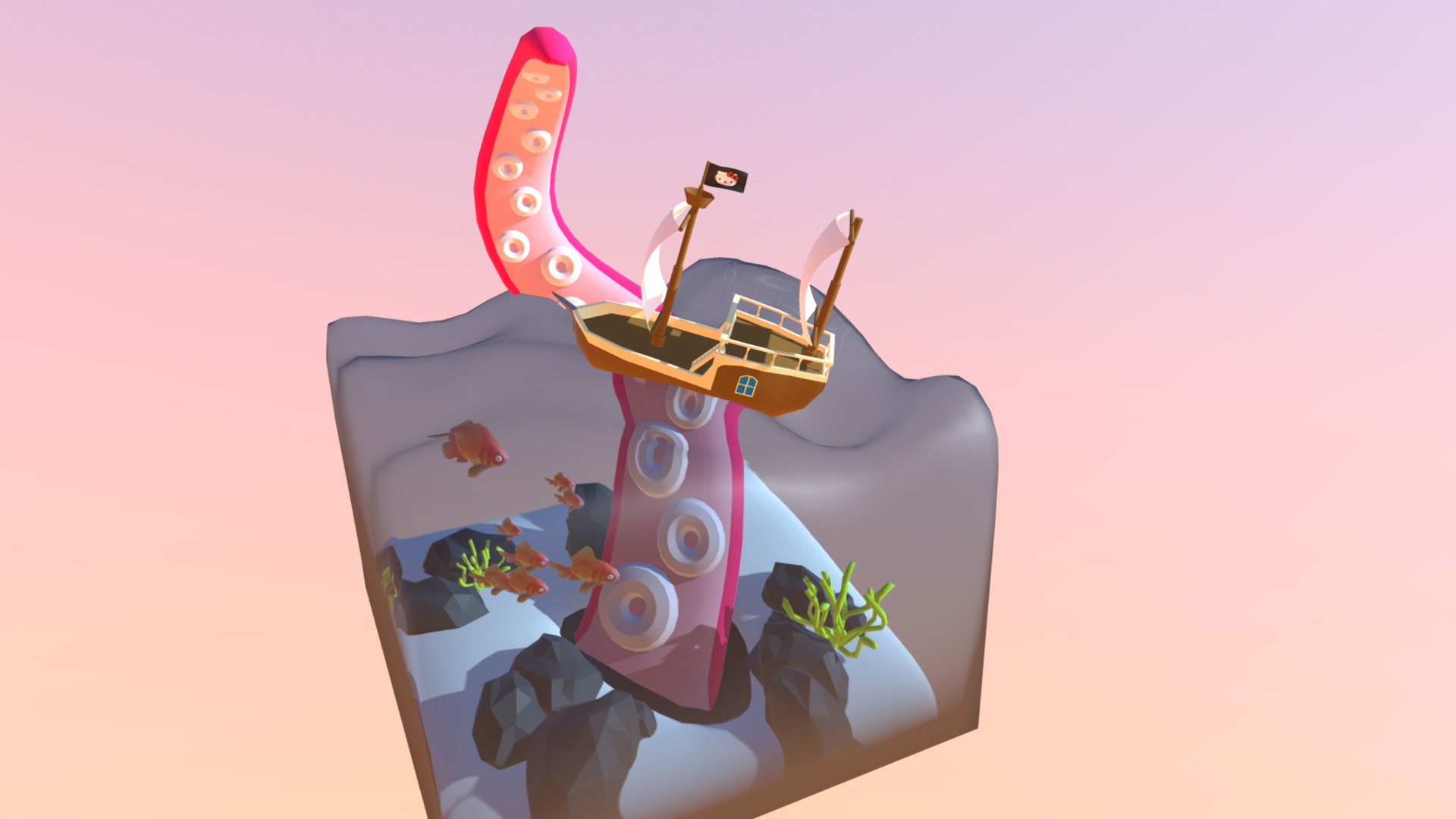 Pirate Ship - Download Free 3D model by Lee Dabrowski (@trickster42 ...