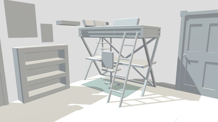 Enviroment_Block_Out 3D Model