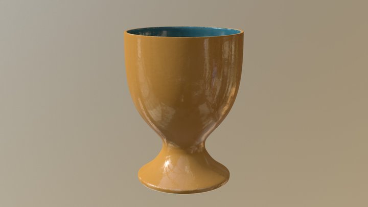 Egg Cup 3D Model