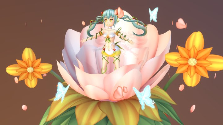 ChiruChiru - Monmusu Harem 3D Model