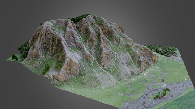Гора "Белый камень", Усть-Кан 3D Model