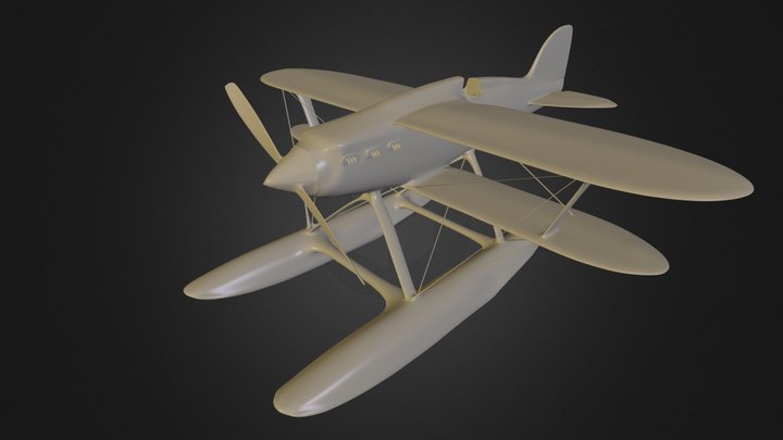 Curtiss R3C-3 3D Model