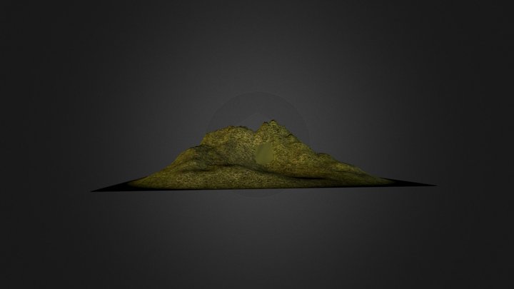 The Outer Landscape of the Underwater Cave Ent. 3D Model
