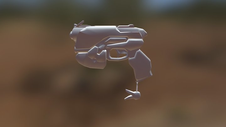 D.VA Overwatch weapon 3D Model